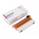 Box of 50 Leica Microtome Blades 818/819, precision consumables for microtomy and tissue sectioning in laboratory use.
