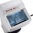 Refurbished Leica CM1860 Cryostat used for laboratory tissue sectioning, with a sleek, professional design and control panel.
