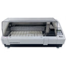 Refurbished Leica Autostainer XL H&E slide stainer used for laboratory tissue staining, with control panels and sample slides.