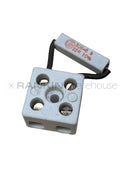 Used Leica EG1160 connecting clamp repair part, metallic component with screw and bolt for lens or device assembly.