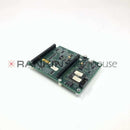 Used Leica ASP300 Control Interface PCB, repair part for Leica imaging systems, shown in detailed close-up.