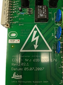 Used Leica CM1950 power input PCB repair part, electronic component for device power connection, in good condition