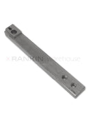 Used Leica CV5030 bearing rail, front repair part, shown in the image with visible metal rail and mounting details.