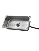 Leica repair parts: Paraffin tank assembly for Leica EG1140 H and EG1150 H models, used in laboratory equipment.