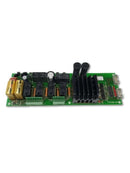 Used Leica PCB power output repair part for EG1140 H and EG1150 H laser devices, showing circuit board with electronic components.