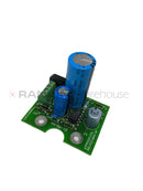 Used Leica EG1150 delay timer board for repair, showing circuit components on a small electronic repair part for Leica cameras.