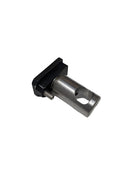 Used Leica RM2155 pulling piece/spanner assembly repair part, shown in close-up view of the tool for microscope maintenance.