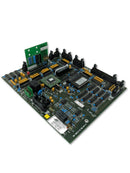 Used Leica CM3050 S processor board, repair part for Leica medical imaging equipment, showing circuit components and connectors.