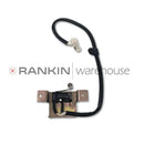Used Leica Exit Stop Bracket Assembly for Leica Autostainer XL ST5010, repair part for laboratory equipment.