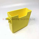 Used Leica ST5020 wash vessel bucket for repair parts, showing the metal bucket with handles and wear from use.