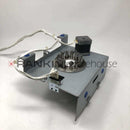 Used Leica ASP300 rotary valve assembly repair part, showcasing the small mechanical component for microscope equipment.