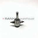 Used Leica ASP300 condensate valve, repair part for microscope maintenance, shown in close-up image.