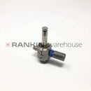 Used Leica ASP300 air inlet valve assembly, repair part for Leica medical instruments, shown in the image.