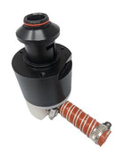 Used Leica CM1950 filter connection assembly for repair, showing the small replacement part with connectors and mounting components.