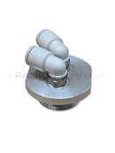 Used Leica CV5030 bottle cap assembly for repair, showing the metal cap and internal components in close-up image.
