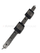 Used Leica CV5030 minirail bearing with 2 carts, repair part for Leica microscope models, in good condition.