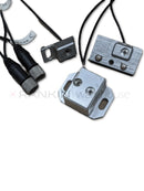Used Leica CV5030 Light Barrier repair part, close-up of the electronic sensor component in good condition.