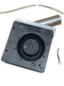 Used Leica CV5030 repair parts fan assembly, showing the replacement cooling fan for the Leica CV5030 medical imaging device.