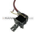 Used Leica RM2145 or RM2155 step motor with clutch assembly repair part, showing the motor and clutch components.