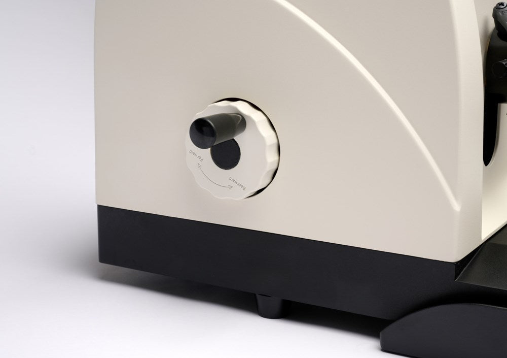 Rankin manual microtome used for precise sectioning of tissue samples in laboratory settings.