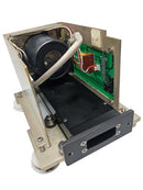 Used Microm 182211 X/Y Table Assembly for DS-50 and Abbott VP 2000 repair parts, showing the precision metal component.