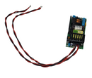 Used Microm EC350-1 power supply board for repair parts, showing circuit components and connectors on a green PCB.