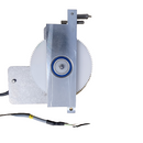 Used Microm HM 550 positioning potentiometer assembly, repair part for precise electronic adjustments.
