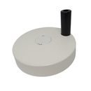 Used Microm HM 550 handwheel assembly for repair parts, showing the circular handwheel with mounting hardware.