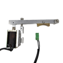 Used Microm HM 550 magnetic handwheel brake assembly for repair, showing the metal brake component with mounting features.