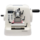 Rankin Basics semi-automated microtome for precise tissue sectioning, shown with controls and sample holder.