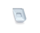 Blue-coated metal base molds for laboratory use, Rankin Biomedical consumables, 15x15x5 mm, set of 12.