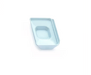 Blue-coated metal base molds for biomedical use, 15x15x5mm, Rankin Biomedical consumables, set of 12