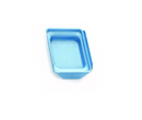 Blue-coated metal base molds from Rankin Biomedical, 15x15x5 mm, set of 12 for laboratory consumables and sample preparation.