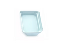 Blue-coated metal base molds for biomedical use, 15x15x5 mm, by Rankin Biomedical, shown in a pack of 12.
