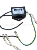 Used Sakura VIP 1000, 2000, 3000 A3-60-8050 noise filter repair part by Rankin Biomedical, shown in close-up image.