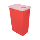 Rankin 1-quart sharps container for safe disposal of used needles and medical sharps, durable and secure for healthcare use.