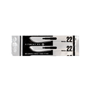 Box of 100 sterile Medi-Cut stainless steel scalpel blades by Rankin, packaged in a black box with product labeling.
