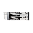 Box of 100 sterile Medi-Cut stainless steel scalpel blades from Rankin, arranged in a clear box for surgical use.