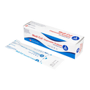 Box of 10 sterile disposable plastic scalpels from Rankin, ideal for medical procedures and surgical use.