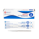 Sterile disposable plastic scalpels from Rankin, shown in a box of 10 for medical or surgical use.