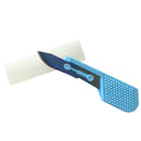 Pack of 10 Rankin Finger Scalpels, medical consumables with precision blades for delicate skin procedures.