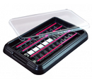 Rankin StainTray manual IHC staining set with 10 slides, clear lid, used for immunohistochemistry sample processing.