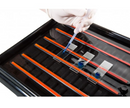 Rankin StainTray Manual IHC staining set with 10 slides, clear lid, for histology and immunohistochemistry laboratory use.