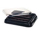 Rankin StainTray Manual IHC Staining Set with 10 slides and clear lid, consumables for immunohistochemistry staining process.