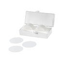 Round coverslips by Rankin, 10mm diameter, 1 oz, 735-piece set, ideal for microscopy and laboratory consumables.
