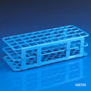 White Rankin test tube rack with 90 slots for 12-13mm test tubes, designed for laboratory consumables.