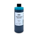 Rankin Aniline Blue 2.5% consumables in 16 oz bottle, vibrant blue dye for industrial or artistic use.