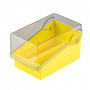 Blue plastic Rankin Slide File Storage System for consumables, holds 200 slides, organized and easy to access.