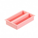 Blue Rankin Slide File Storage System with 200 plastic slide slots for organized consumable storage.
