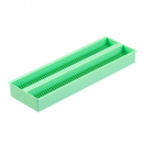 Blue Rankin plastic slide file storage system with 200 slide slots for organizing and storing photographic or collectible slides.